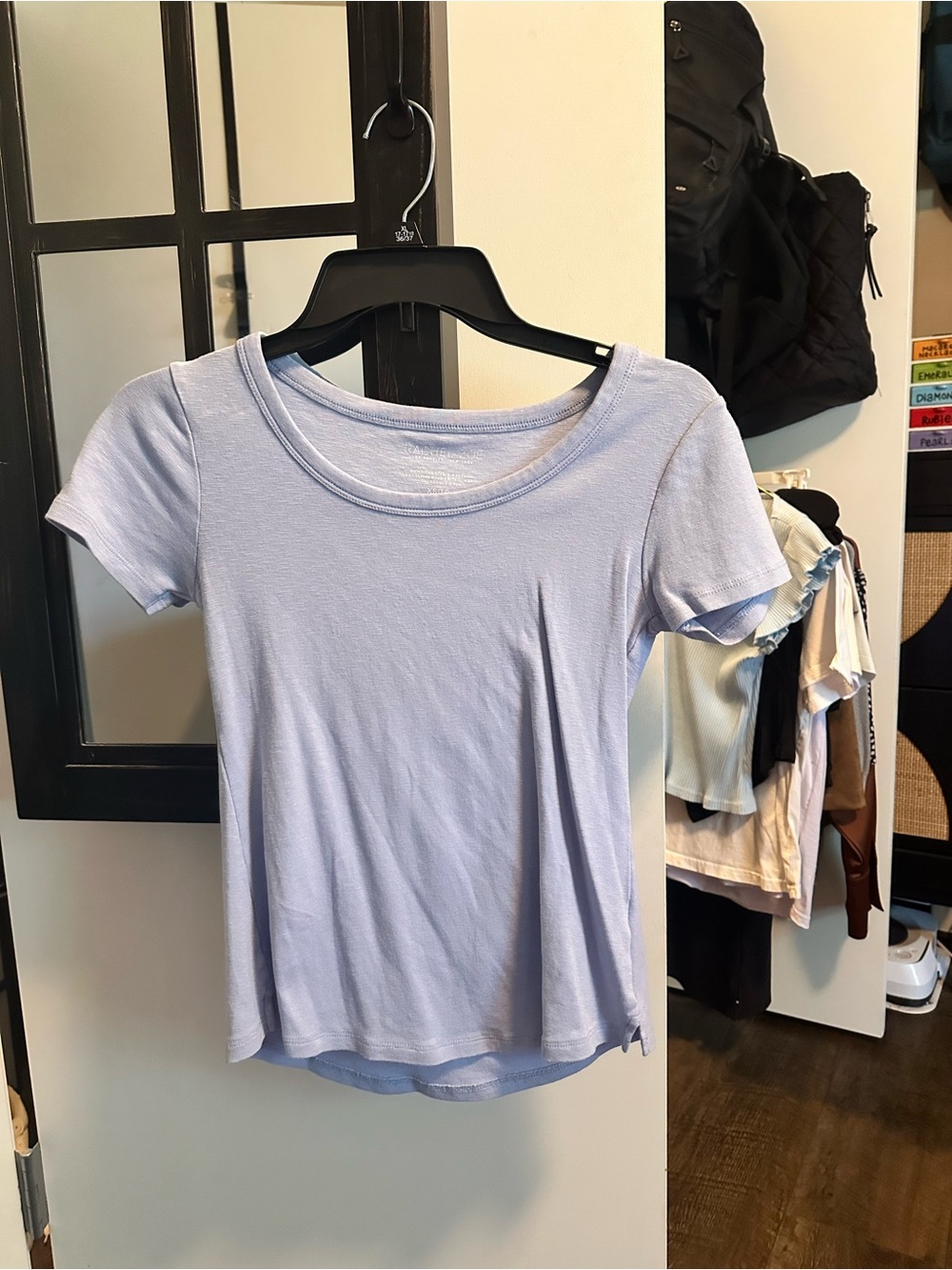 Light Blue Women's Scoop Neck Tee